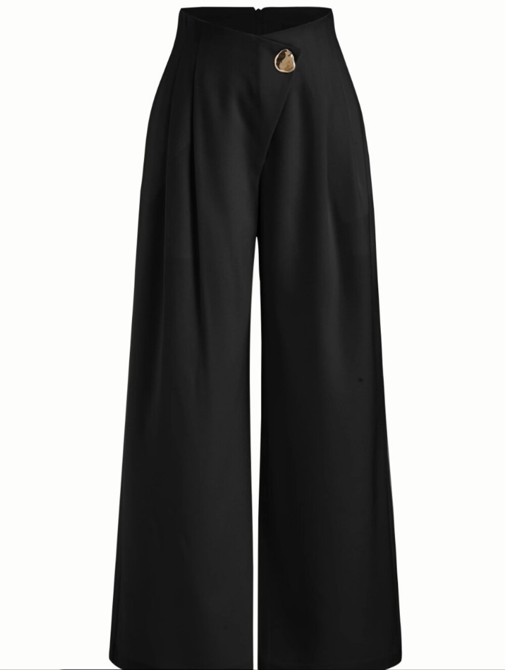 Cider Wide Leg Black Palazzo Pants